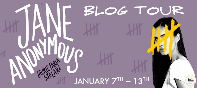 Blog Tour: Jane Anonymous by Laurie Faria Stolarz (Character Interview+ Giveaway!)