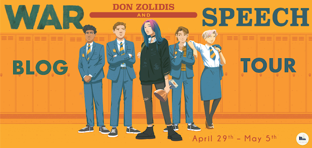 Blog Tour: War and Speech by Don Zolidis (Interview + Giveaway!)