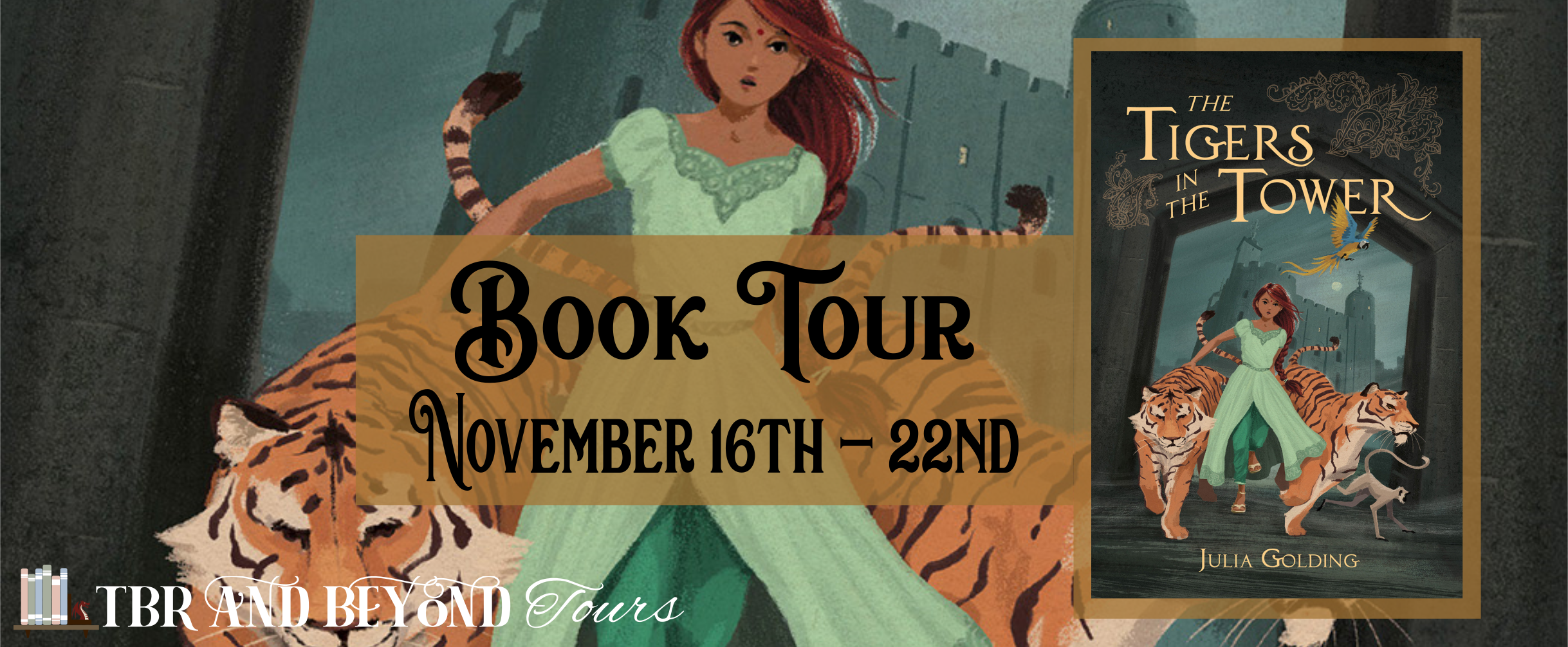 Blog Tour: The Tigers in the Tower by Julia Golding (Spotlight + Bookstagram!)