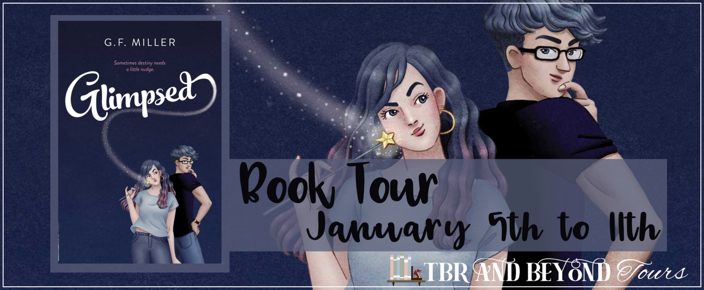 Blog Tour: Glimpsed by G.F. Miller! (Interview + Bookstagram + Giveaway!)