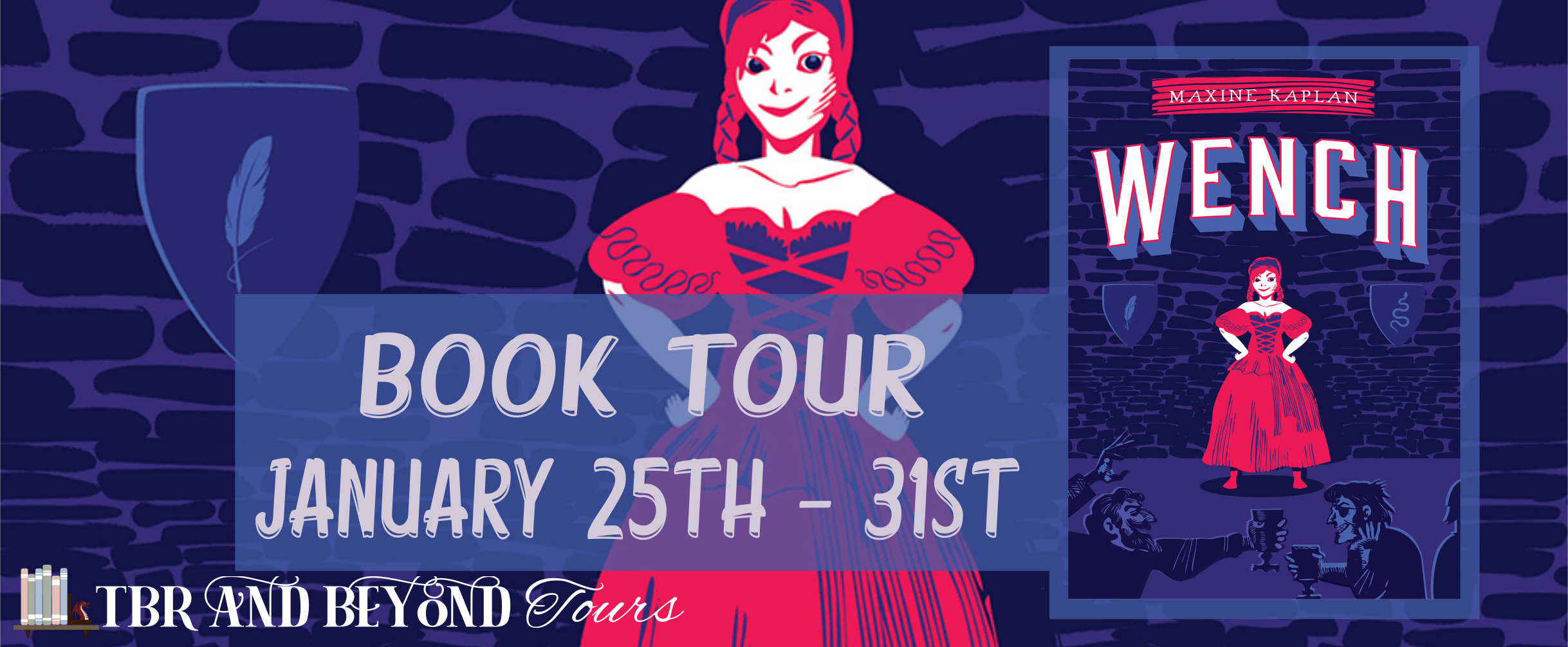 Blog Tour: Wench by Maxine Kaplan (Interview + Giveaway!)