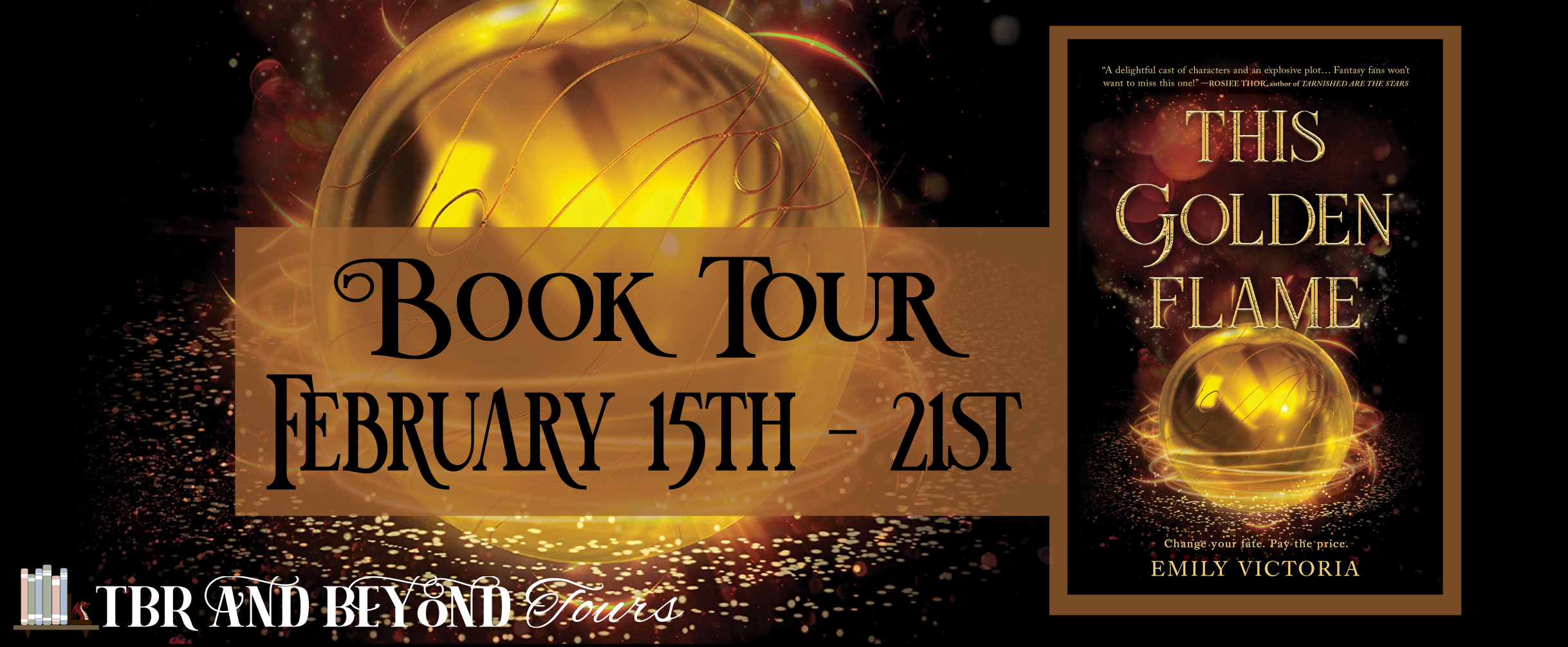 Blog Tour: This Golden Flame by Emily Victoria (Interview + Giveaway!)