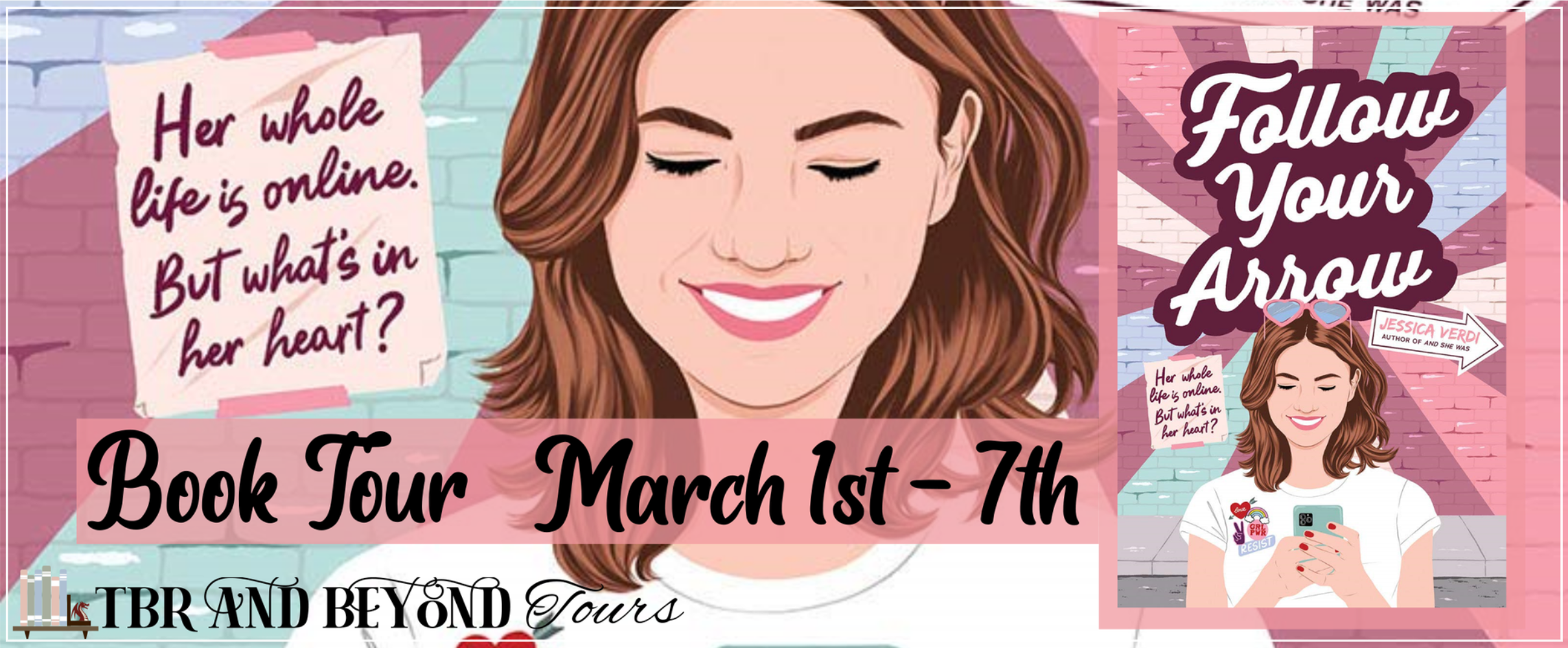 Blog Tour: Follow Your Arrow by Jessica Verdi (Review + Interview + Creative Post + Bookstagram!)