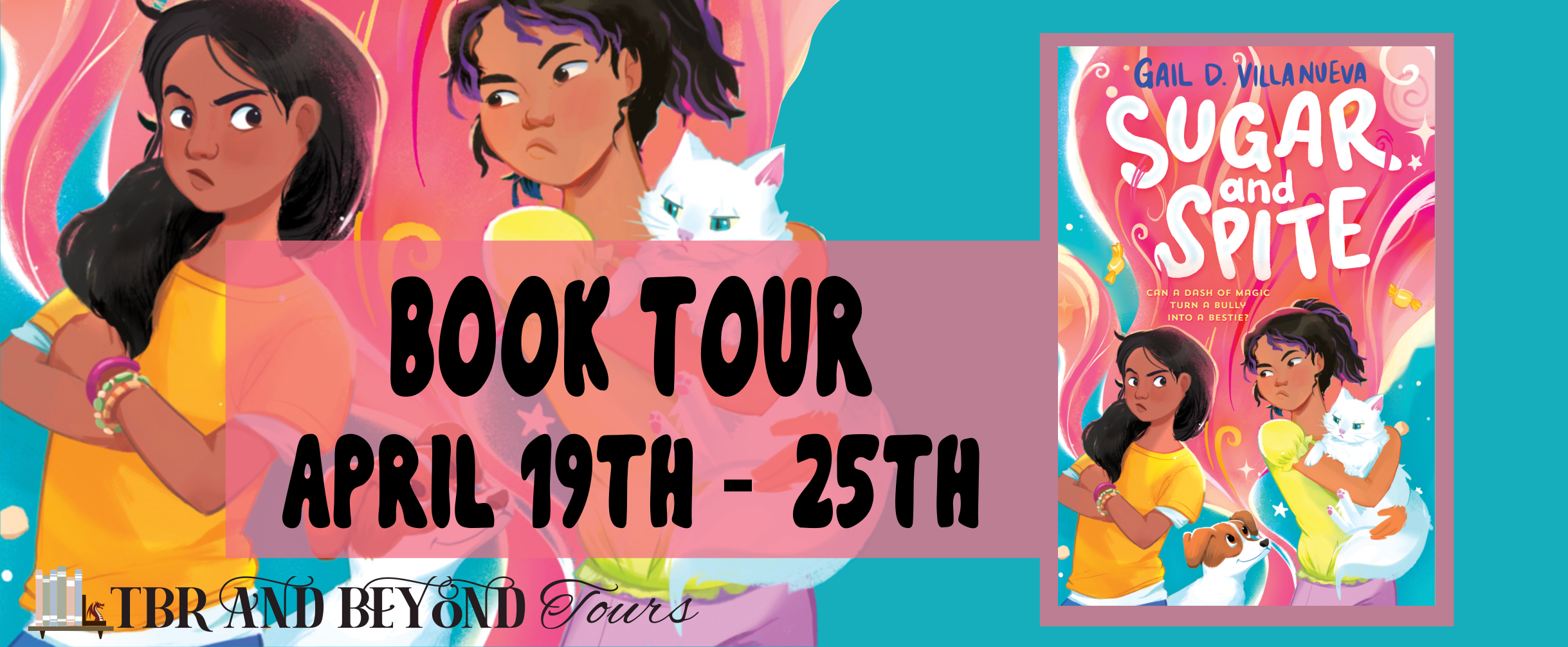 Blog Tour: Sugar and Spite by Gail D. Villanueva (Interview + Giveaway!)