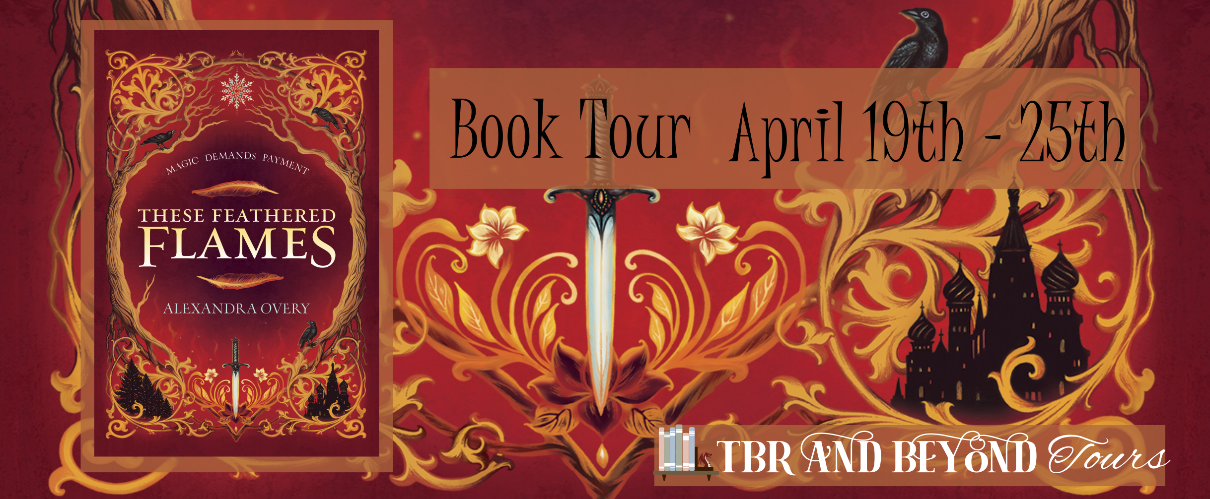 Blog Tour: These Feathered Flames by Alexandra Overy (Interview!)