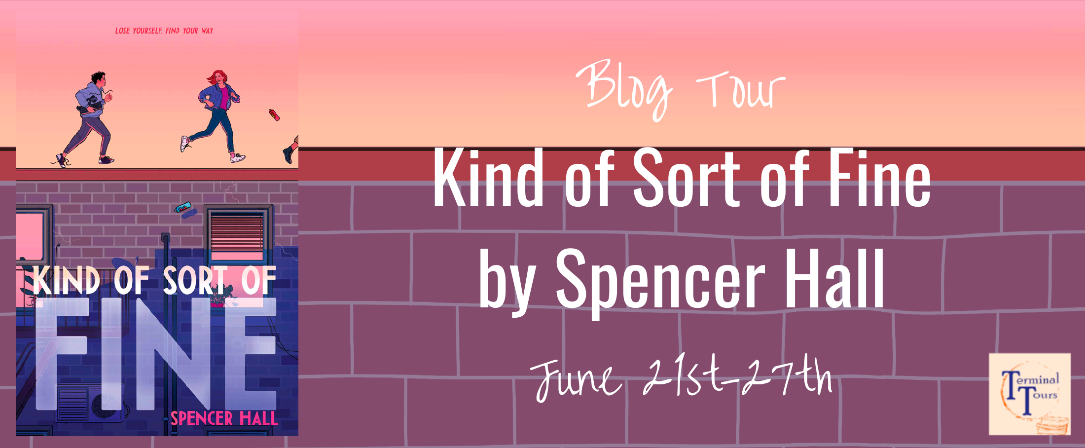 Blog Tour: Kind of Sort of Fine by Spencer Hall (Review + Aesthetic Board!)