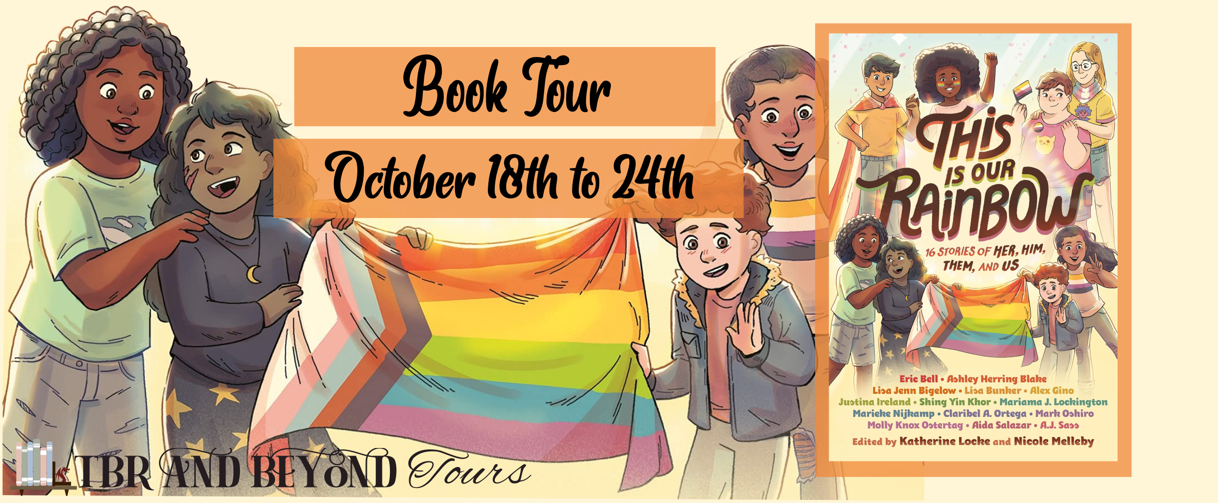 Blog Tour: This is Our Rainbow edited by Katherine Locke and Nicole Melleby (Aesthetic Board + Top 5 Reasons to Read!)