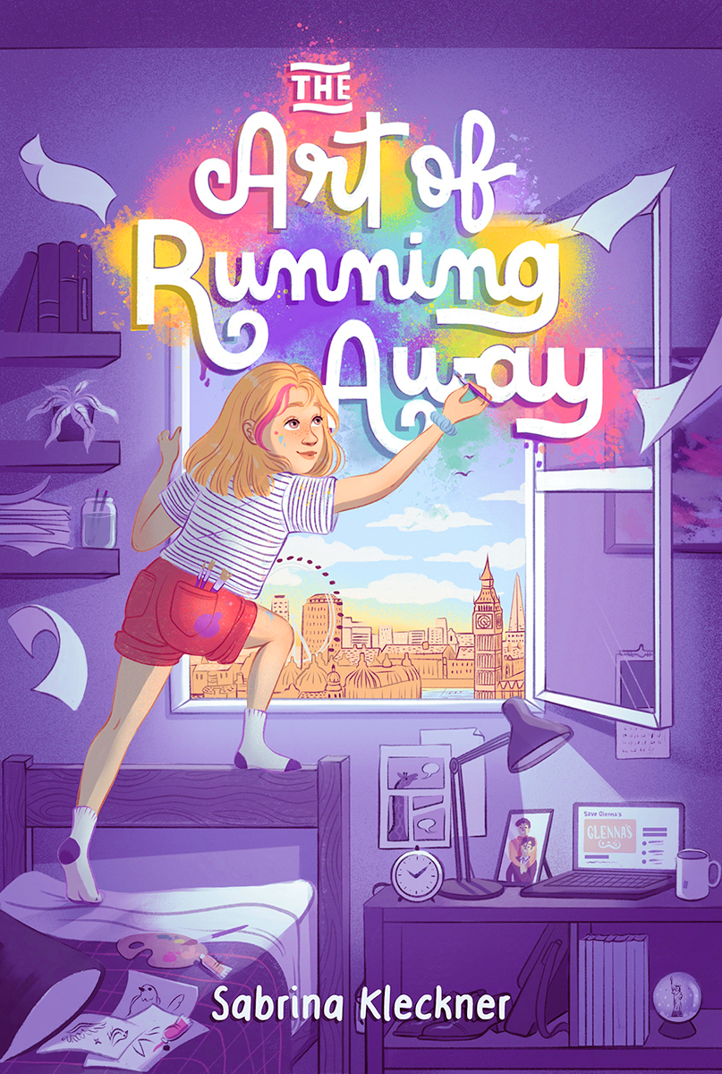 Blog Tour: The Art of Running Away by Sabrina Kleckner (Aesthetic Board + Reading Journal!)