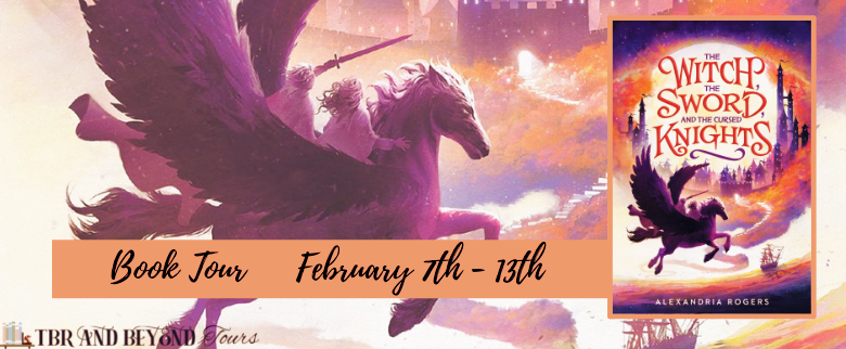 Blog Tour: The Witch, The Sword, and The Cursed Knights by Alexandria Rogers (Aesthetic Board!)